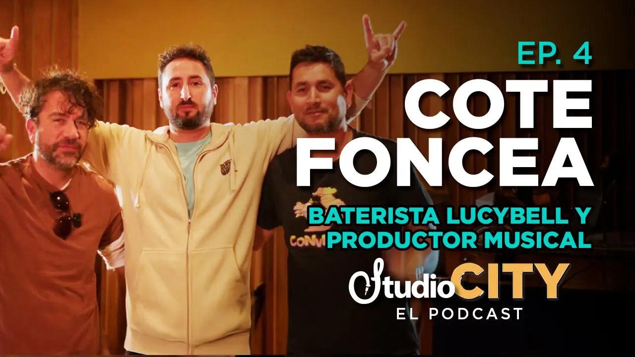COTE FONCEA - Baterista Lucybell, Alain Johannes Trio, Dracma y Productor - StudioCity 🎤