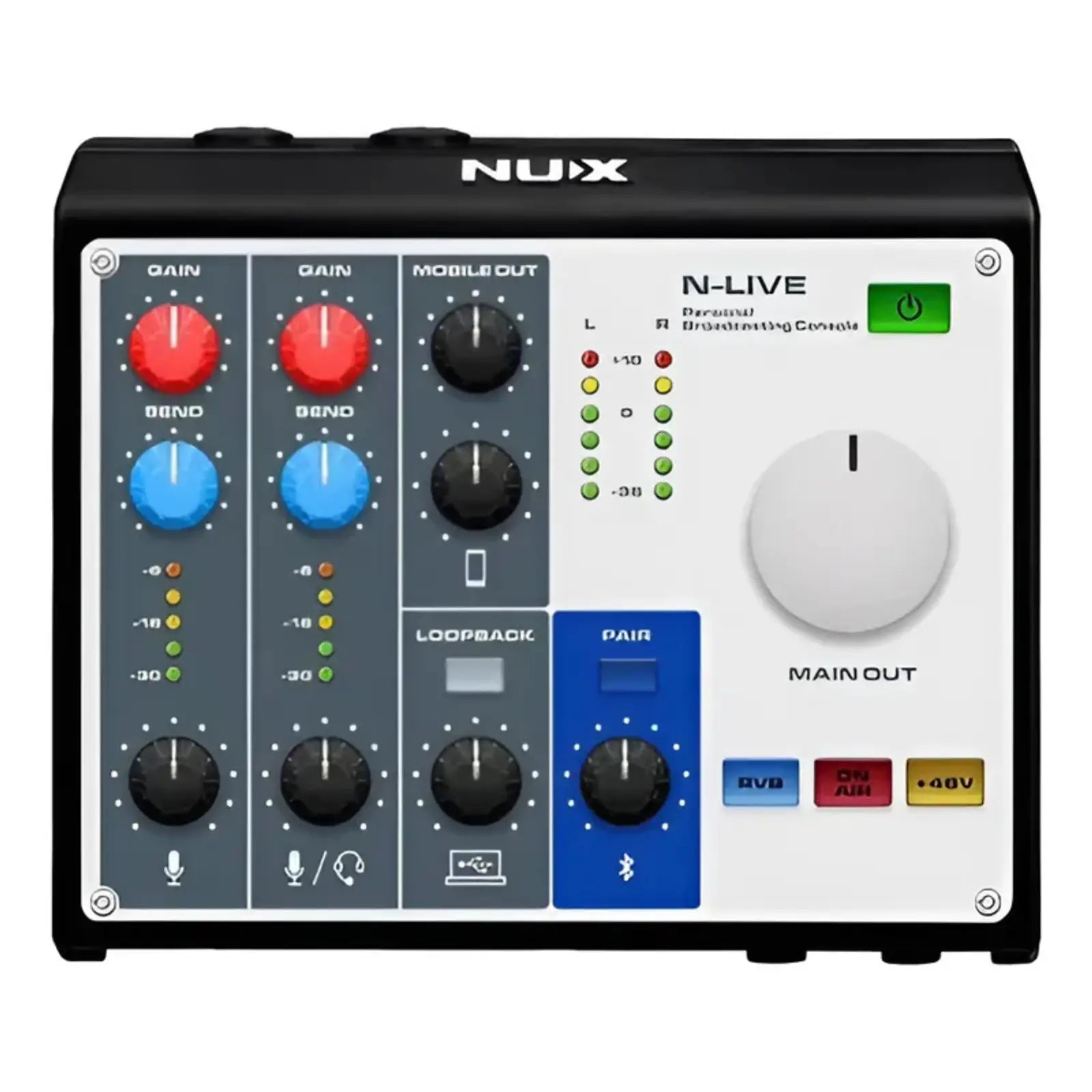 Nux N-LIVE NAI-33L Consola Podcast multipista Portátil