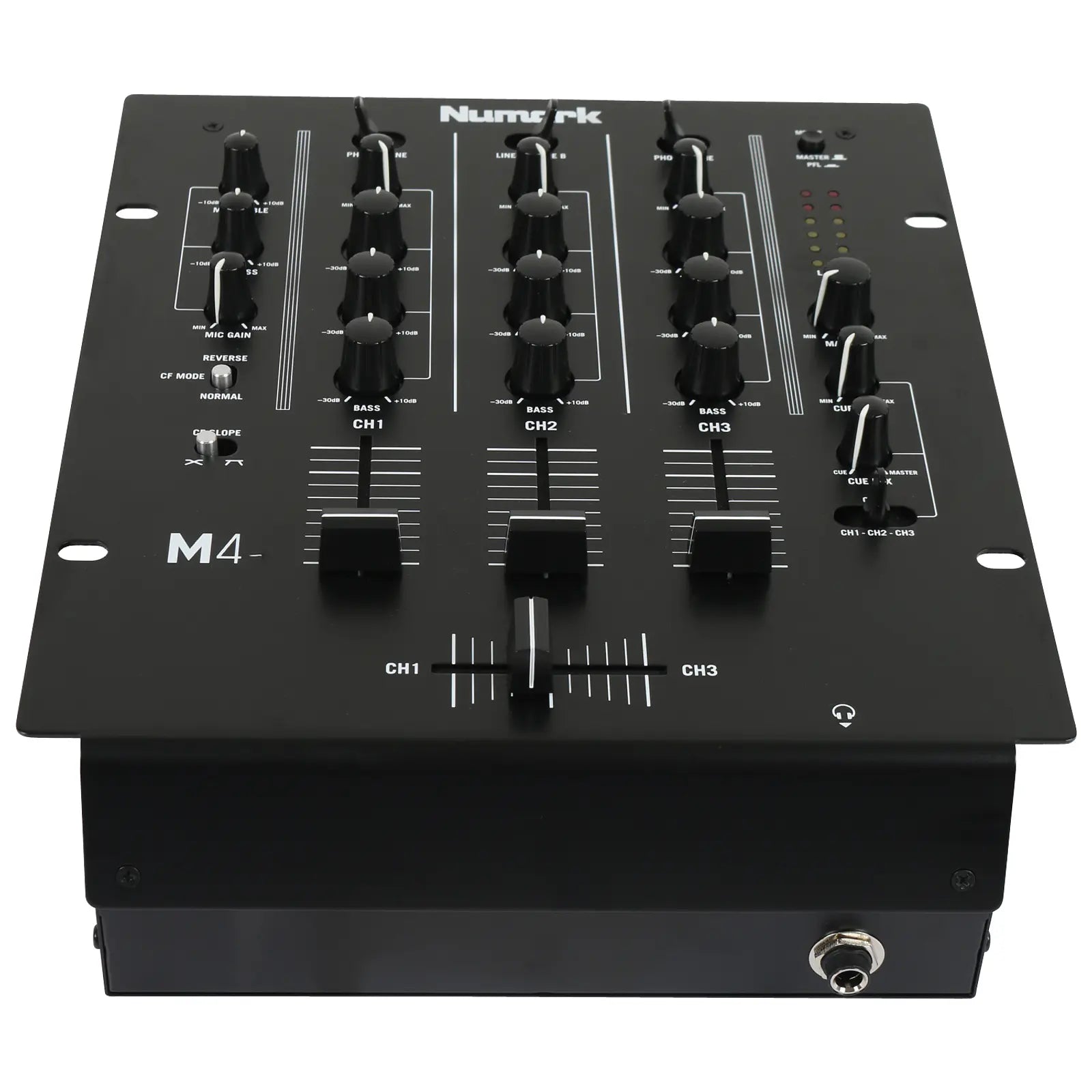 Numark M4 Black Mezclador Scratch De 3 Canales Para Djs