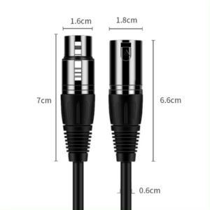 Hebikuo Cable de micrófono XLR-XLR WX03 3 metros