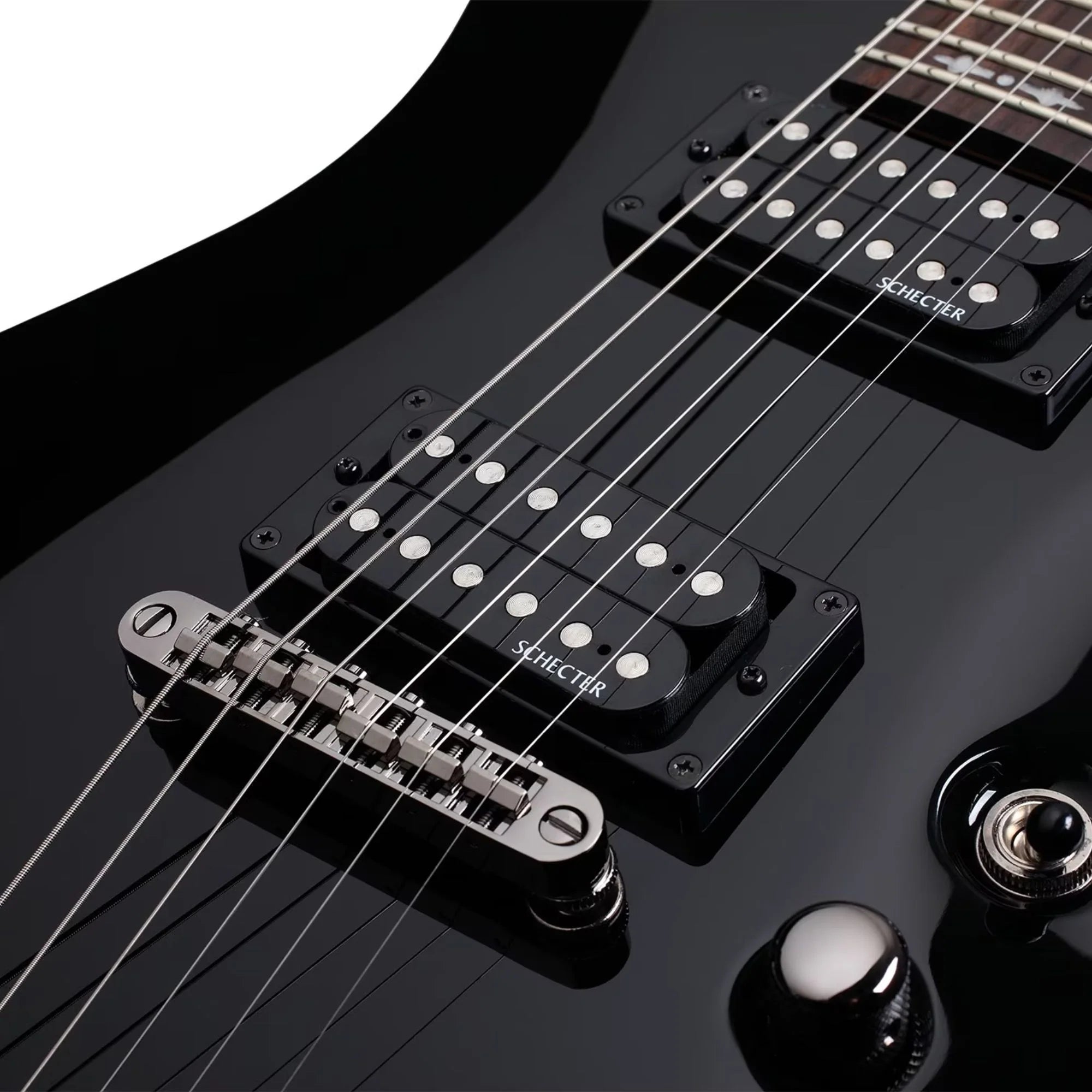 Schecter Omen-6 Gloss Black Guitarra Eléctrica 6 cuerdas