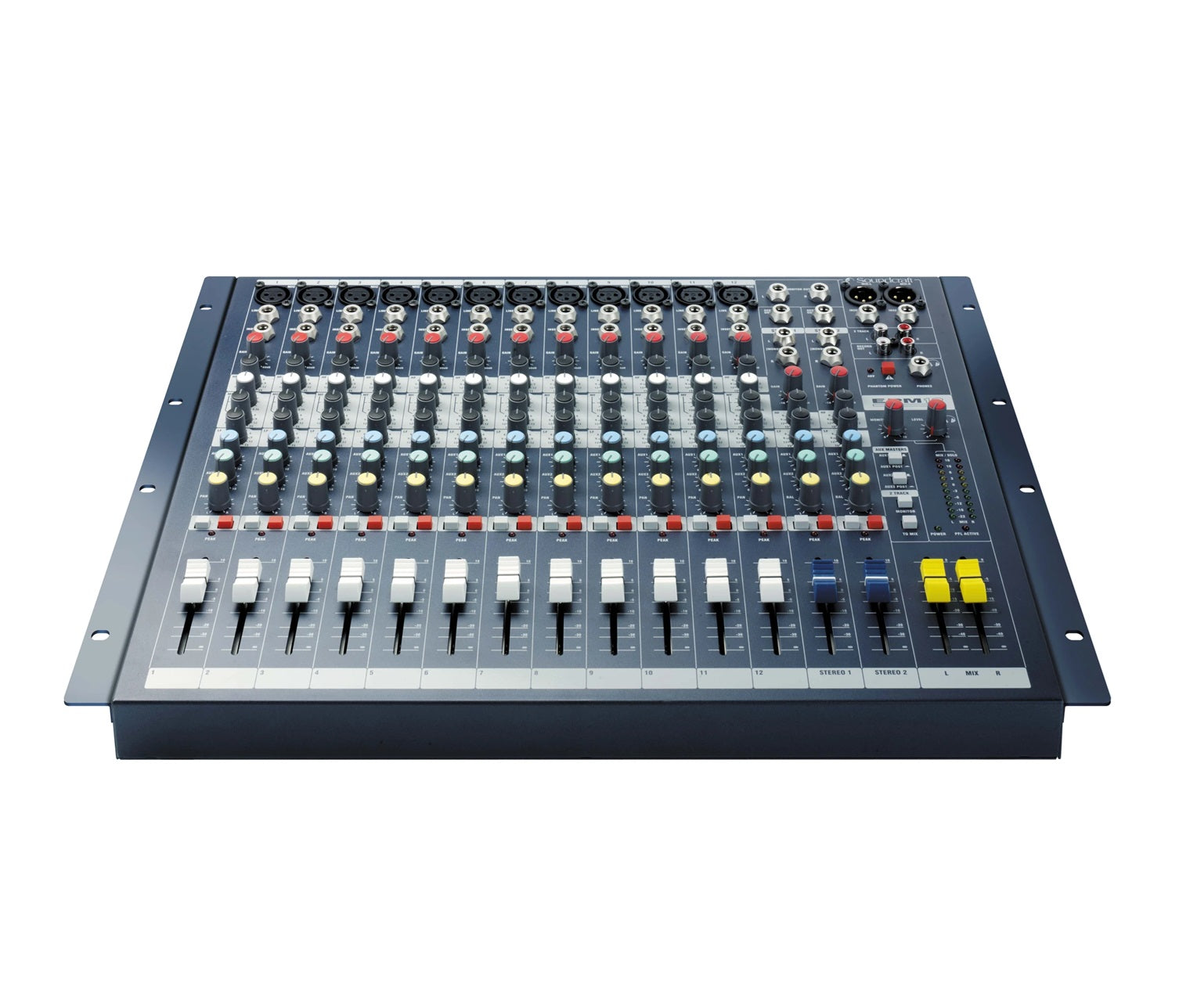 Soundcraft EPM12 Consola analoga de 12 canales mono y 2 canales stereo