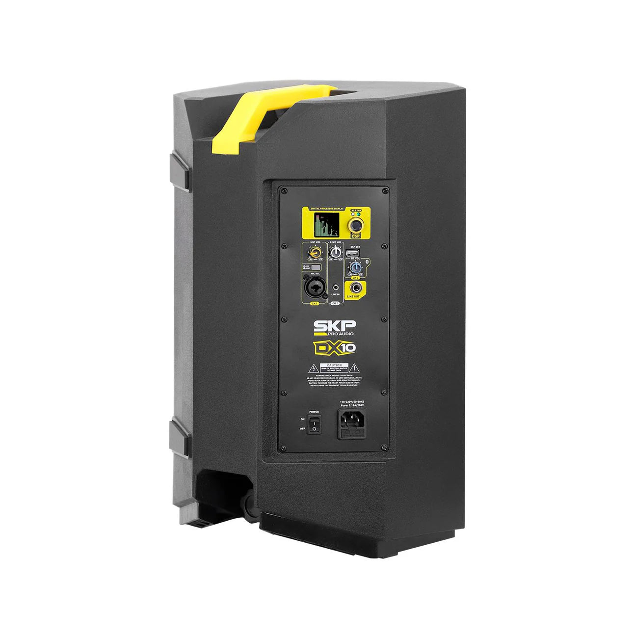 SKP DX10 Caja custica Activa 350W RMS, Procesador DSP y Bluetooth con Tecnología TWS