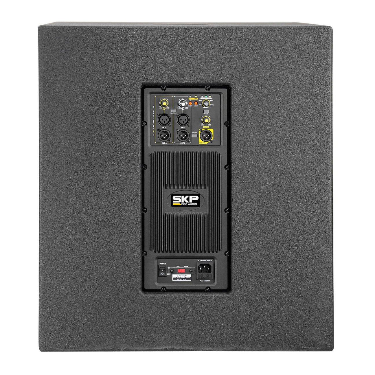 SKP DX18S Subwoofer Activo 18 Pulgadas, 800W RMS y Gabinete de Madera