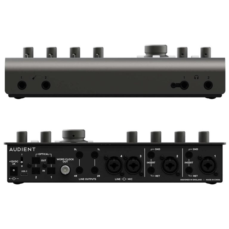 Audient ID44 MKII Interfaz de Audio USB de Alto Desempeño con 4 Entradas y 8 Salidas