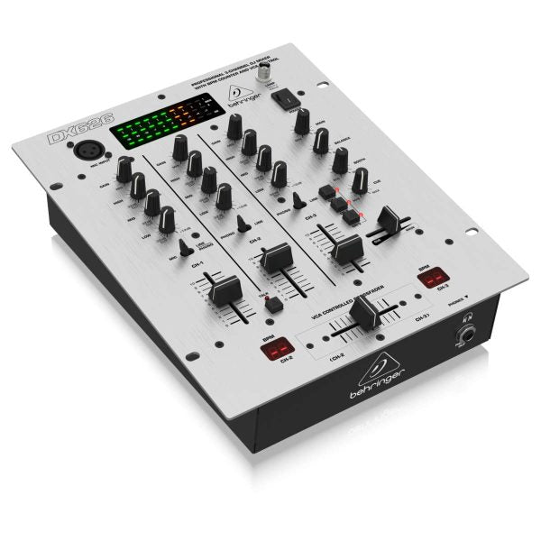 Behringer Pro Mixer DX626 Mixer de Dj con Crossfader VCA y Contador BPM