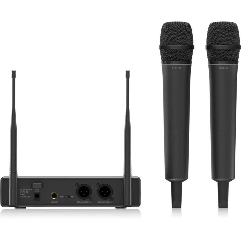 Behringer Ultralink XTM1-35 Dual Vocal Set Sistema Inalámbrico de 2 Micrófonos