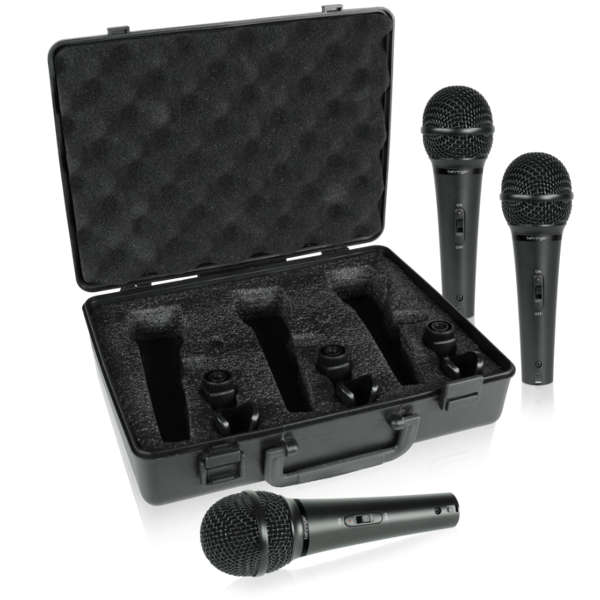 Behringer UltraVoice XM1800S Set de 3 Micrófonos Dinámicos