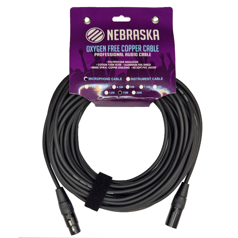 Nebraska MXF15 Cable de Microfono 15 mt