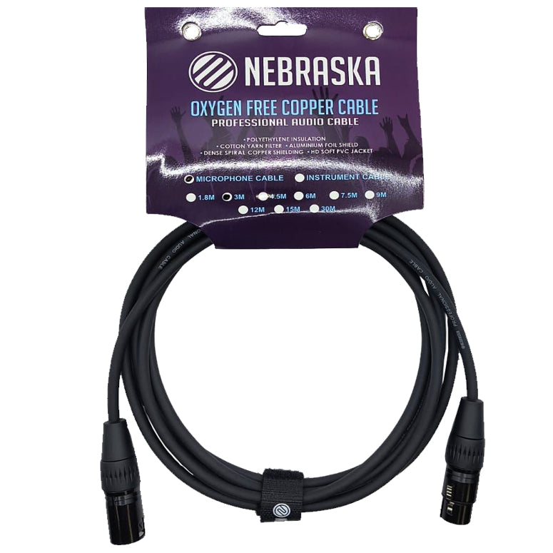 Nebraska MXF3 cable microfono 3 mt