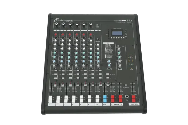 Studiomaster SESIONMIX822 Consola Análoga 8 Canales