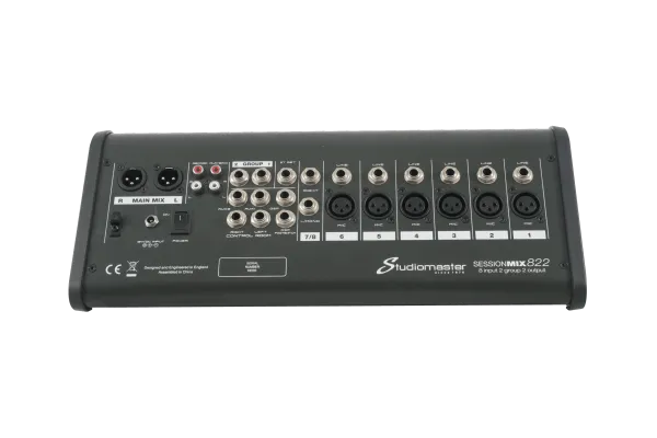 Studiomaster SESIONMIX822 Consola Análoga 8 Canales