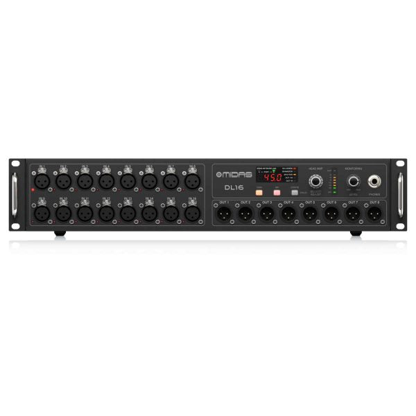 Midas DL16 Multipar Digital para Escenario de 16 Entradas y 8 Salidas