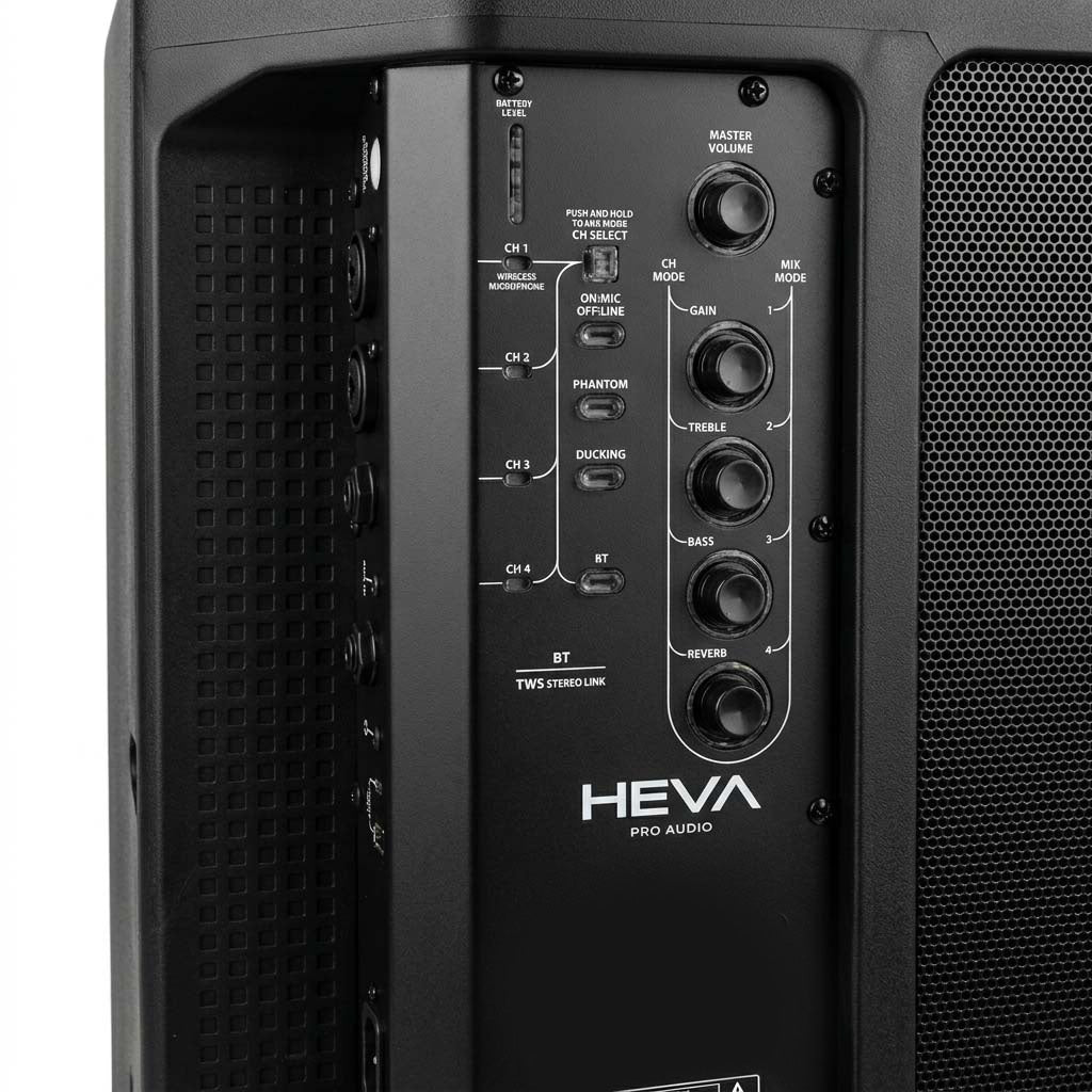 Heva Pro Audio Parlante Activo con Batería y BT