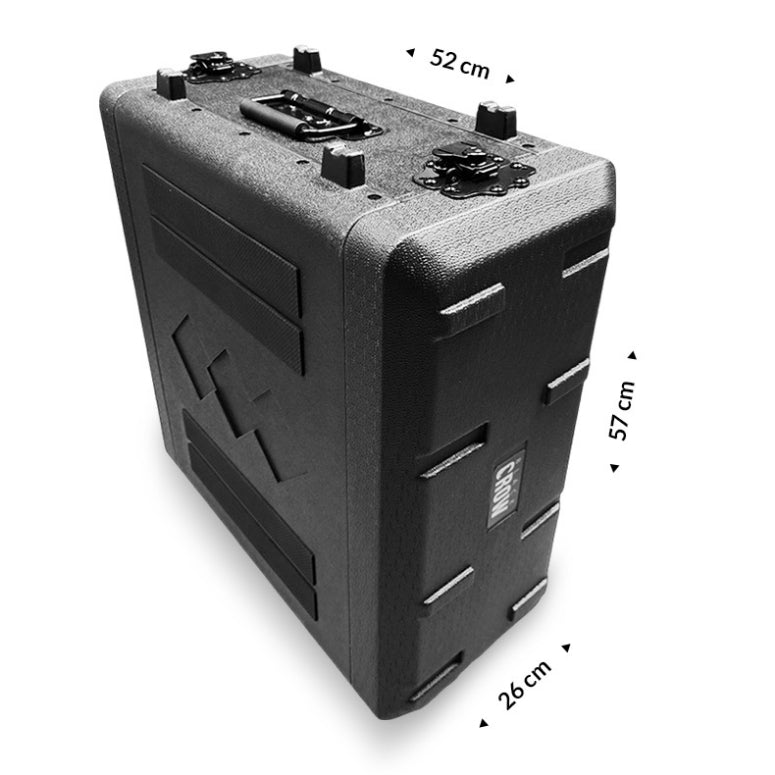 Black Crow PECQ-4U Case para equipos de audio 4u Largo
