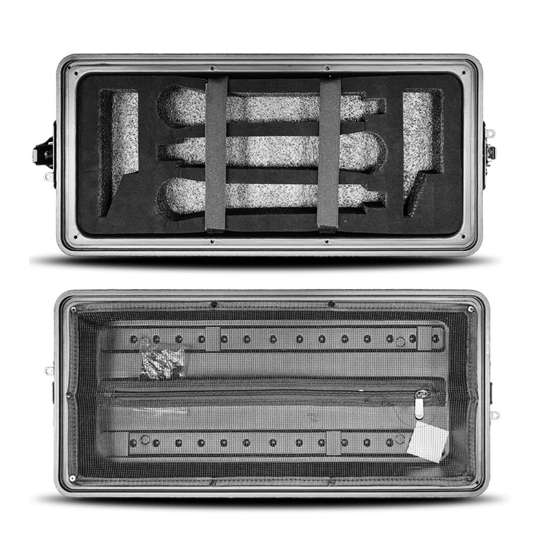 Black Crow PECQ-4U Case para equipos de audio 4u Largo