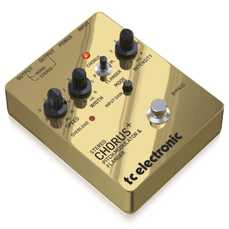 TC Electronic SCF GOLD SE Pedal de Chorus Flanger Stereo