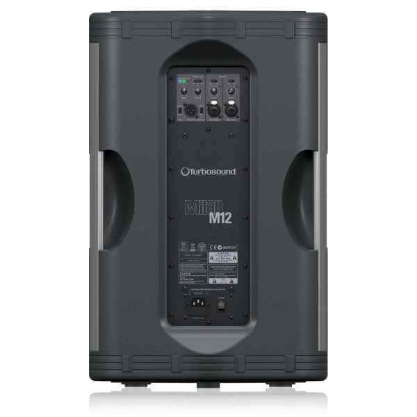 Turbosound Milan M12 Caja Acústica Activa con Woofer de 12″, 1100W y DSP