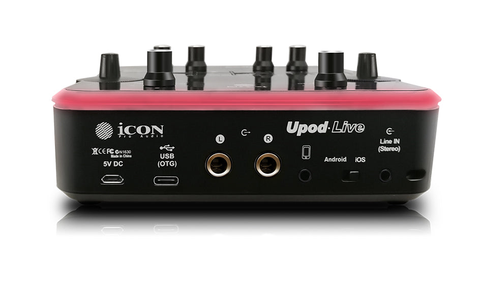 Icon Pro Audio Upod live remote control Live streaming