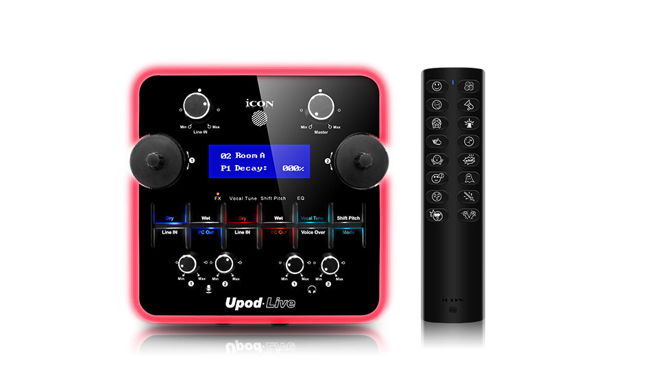 Icon Pro Audio Upod live remote control Live streaming
