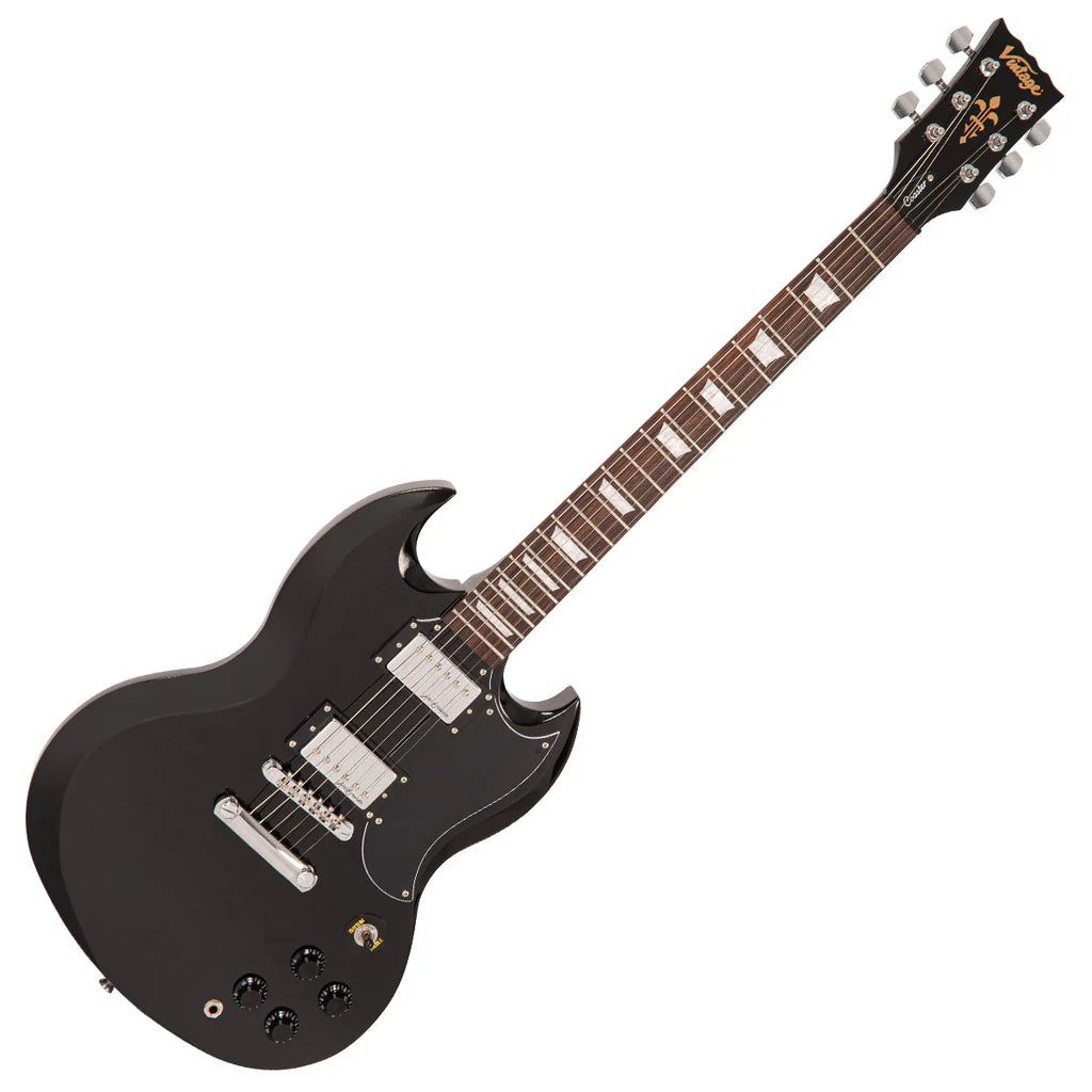 Guitarra eléctrica Vintage V69 Coaster Series Boulevard Black