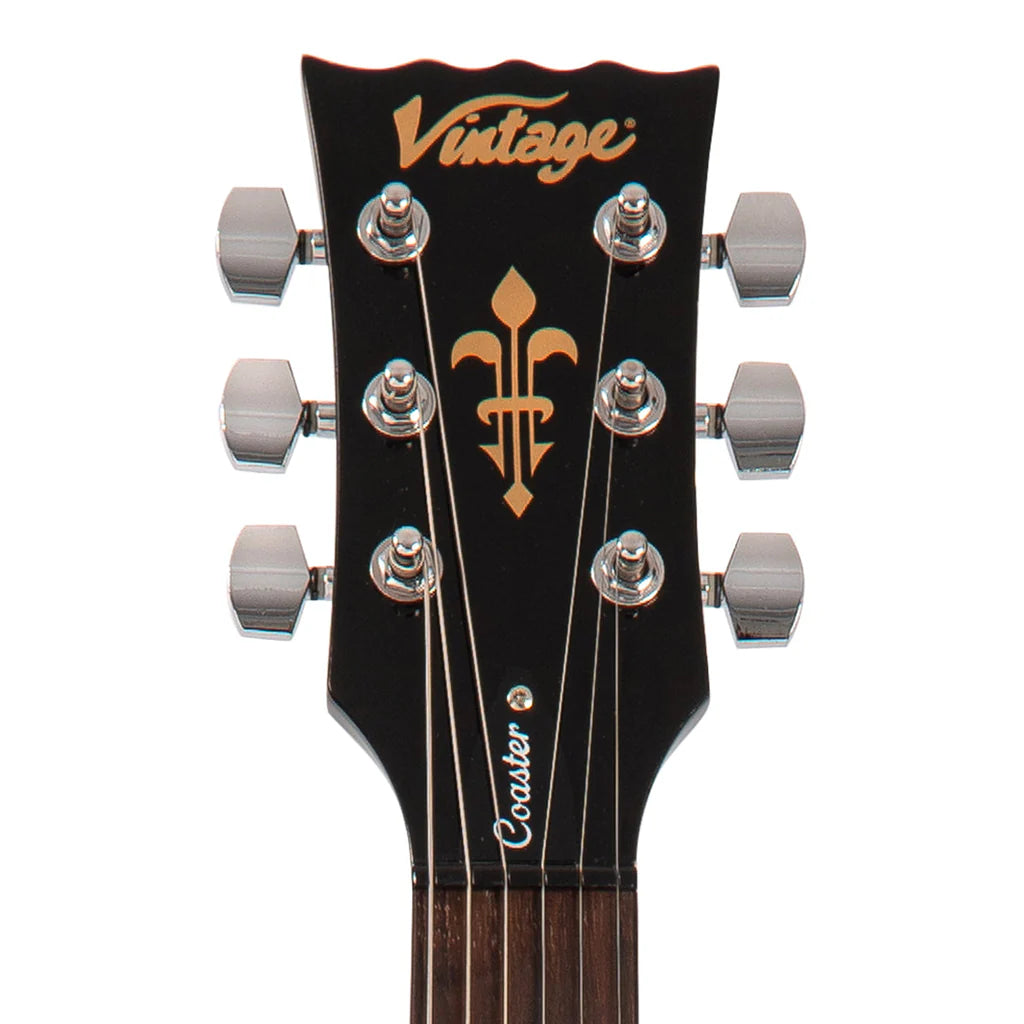Guitarra eléctrica Vintage V69 Coaster Series Boulevard Black