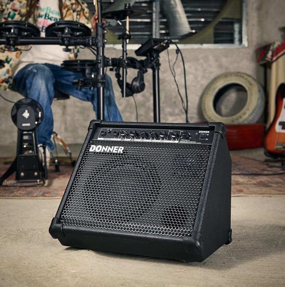 Amplificador de batería eléctrica Donner DDA-35 Amplificadores de Batería Donner