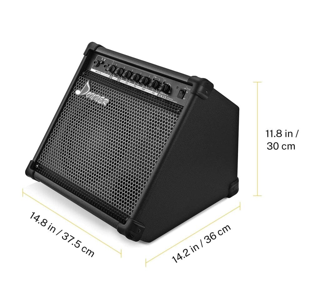 Amplificador de batería eléctrica Donner DDA-35 Amplificadores de Batería Donner
