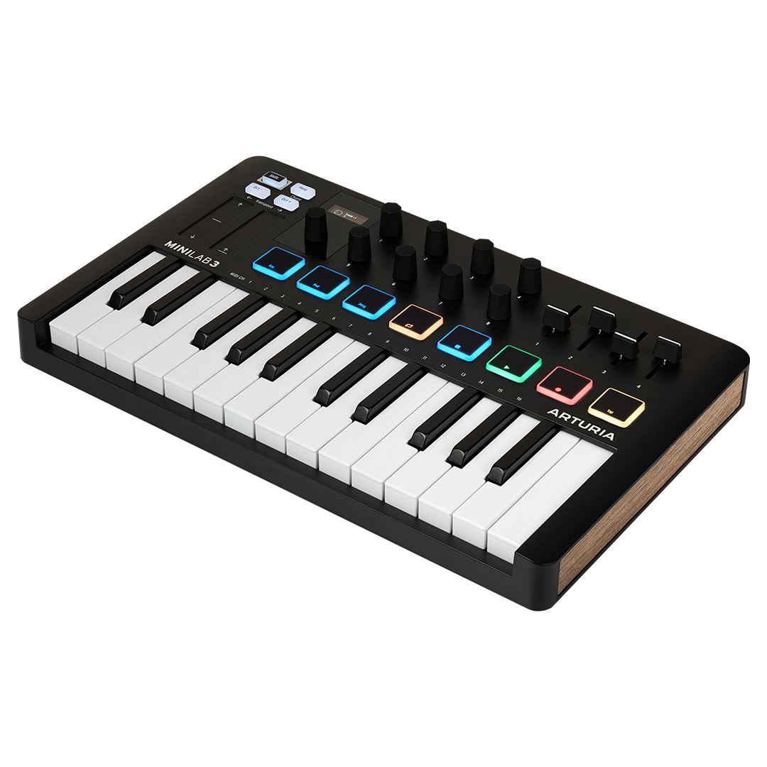 Arturia MiniLab 3 Black Controlador MIDI/USB de 25 Teclas Controladores USB/MIDI Arturia