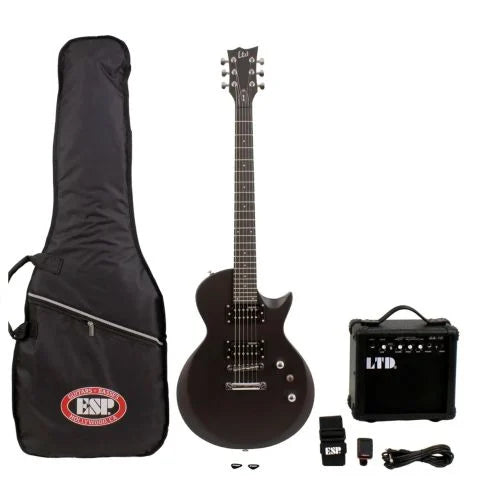 LTD EC BLK BLACK Pack Guitarra Eléctrica
