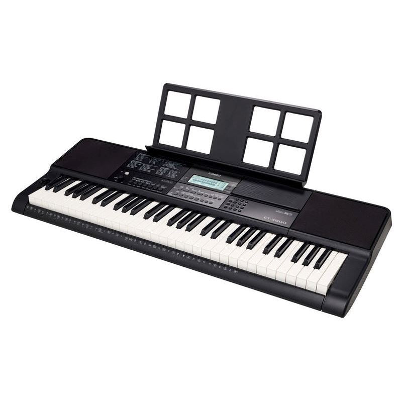 Casio CT-X800 Teclado Portátil con 61 Teclas Sensibles (Incluye Transformador) Teclados Casio