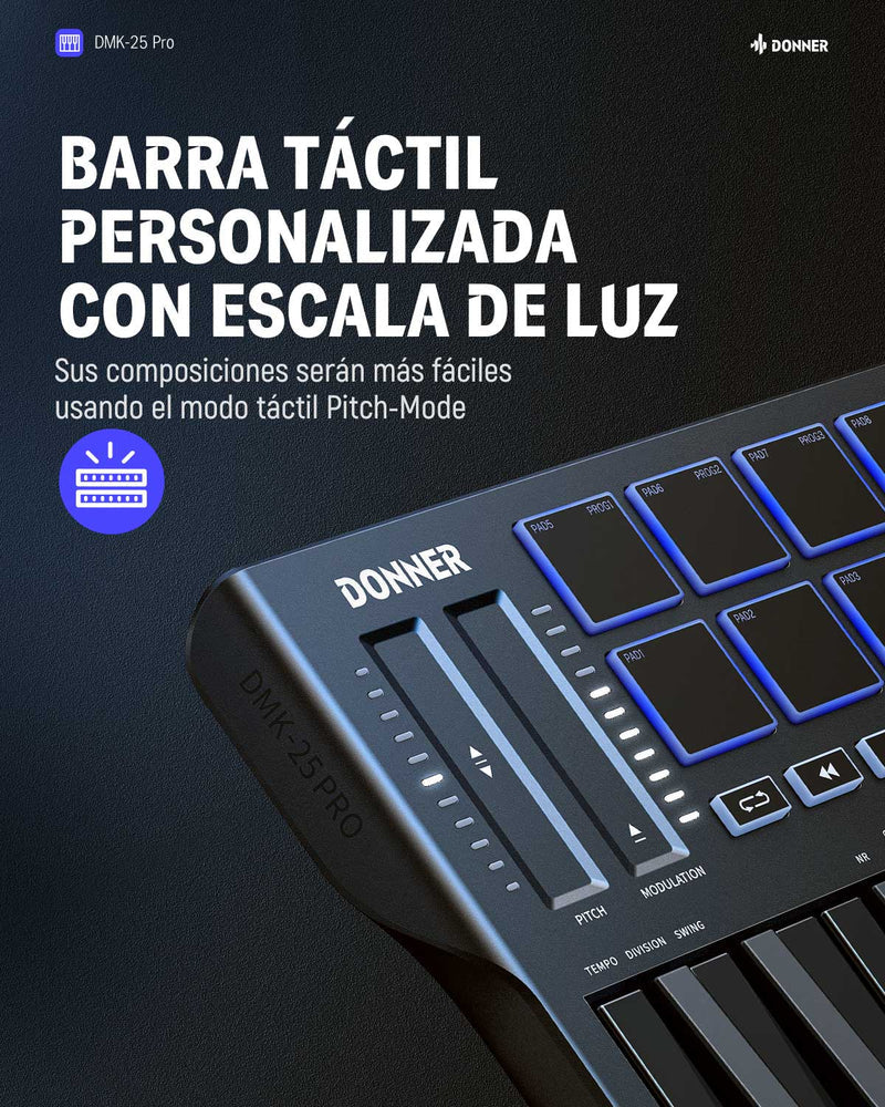 Donner DMK-25 Pro Controlador MIDI