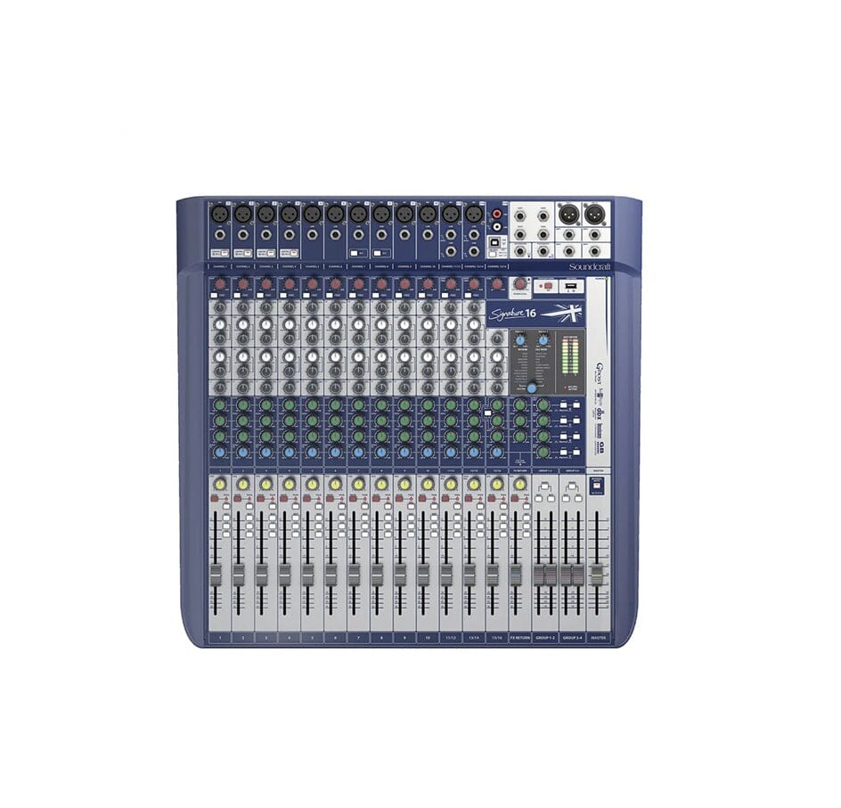 Consola Análoga Soundcraft Signature 16 Mixers/Consolas Soundcraft