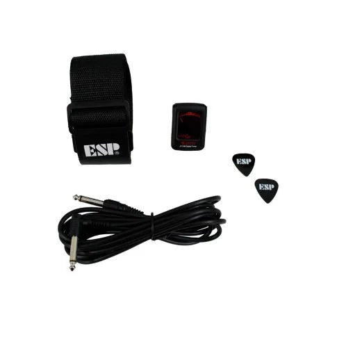 LTD EC BLK BLACK Pack Guitarra Eléctrica