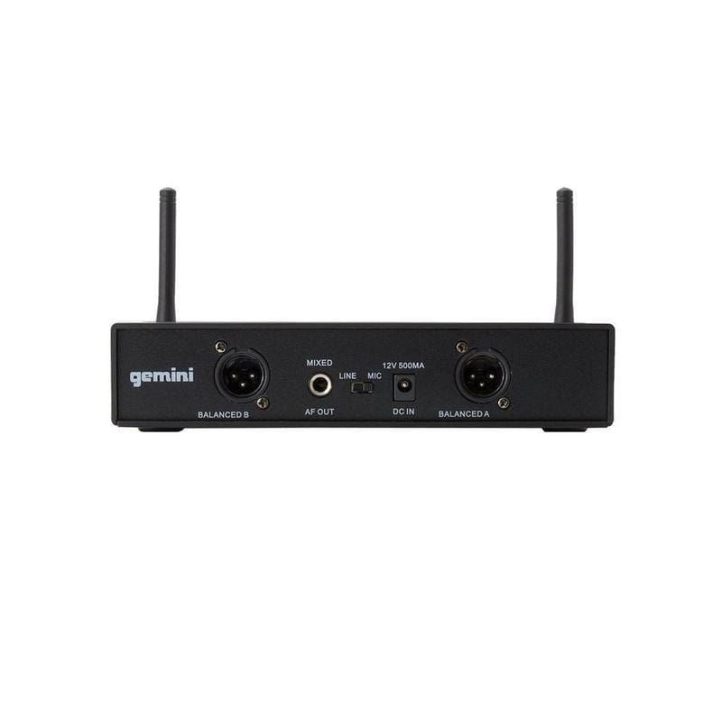 Gemini UHF6200M Sistema Inalambrico de Mano Doble UHF Sistemas Inalámbricos Gemini