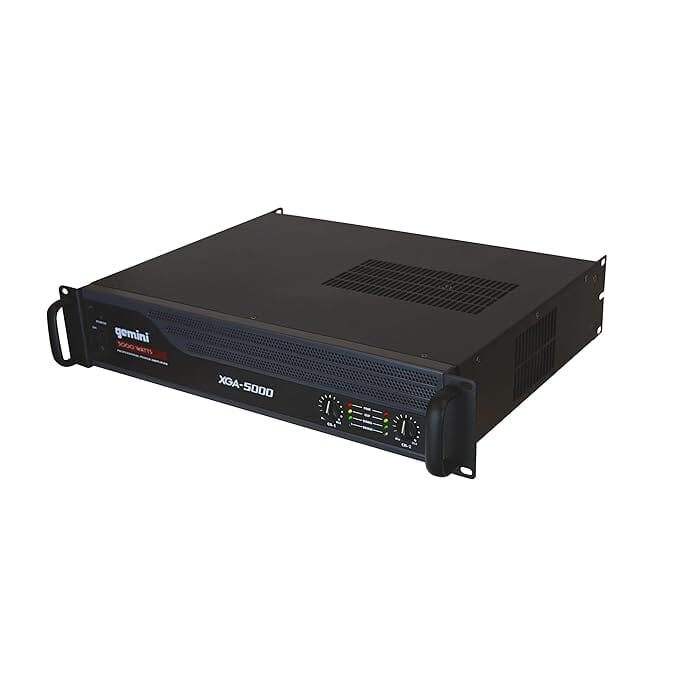 Gemini XGA-5000 Amplificador de Potencia 5000W 2 canales Sistemas PA Portables Gemini