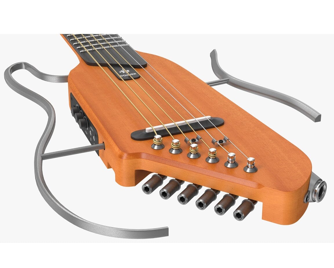 Guitarra Eléctrica de viaje Donner HUSH I Guitarras Eléctricas Donner