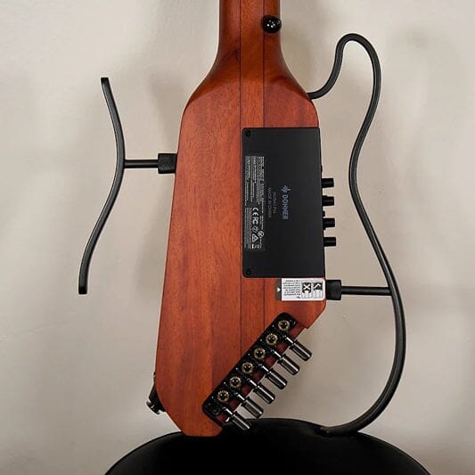 Guitarra Eléctrica de viaje Donner HUSH I PRO (Natural) Guitarras Eléctricas Donner