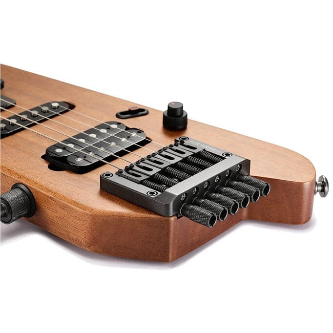 Guitarra Eléctrica de viaje Donner HUSH X (Natural) Guitarras Eléctricas Donner