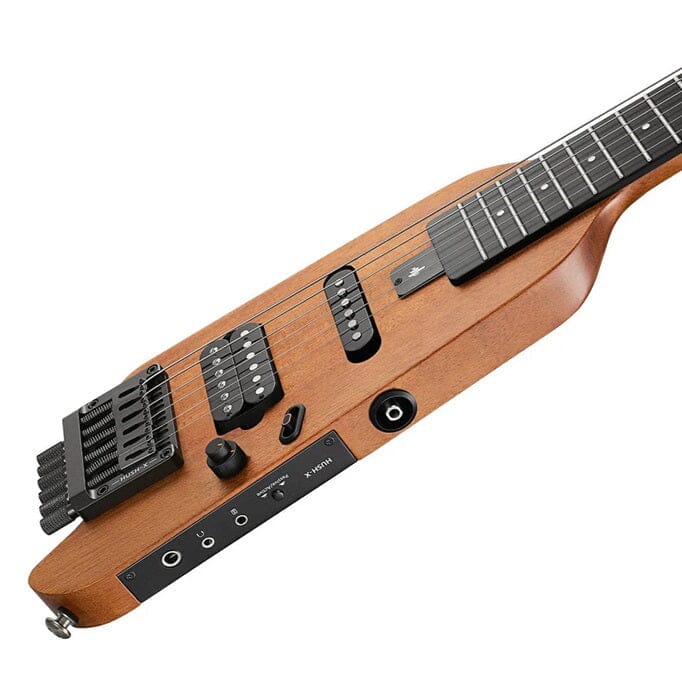 Guitarra Eléctrica de viaje Donner HUSH X (Natural) Guitarras Eléctricas Donner