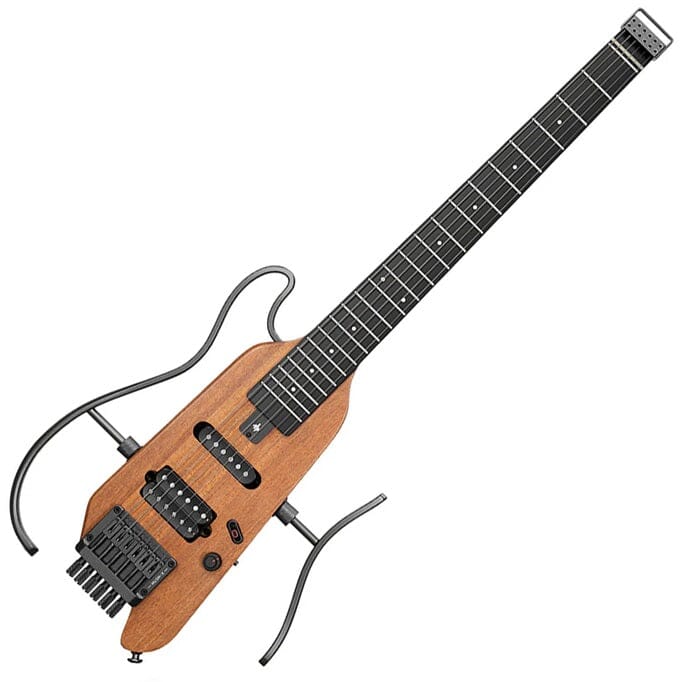 Guitarra Eléctrica de viaje Donner HUSH X (Natural) Guitarras Eléctricas Donner