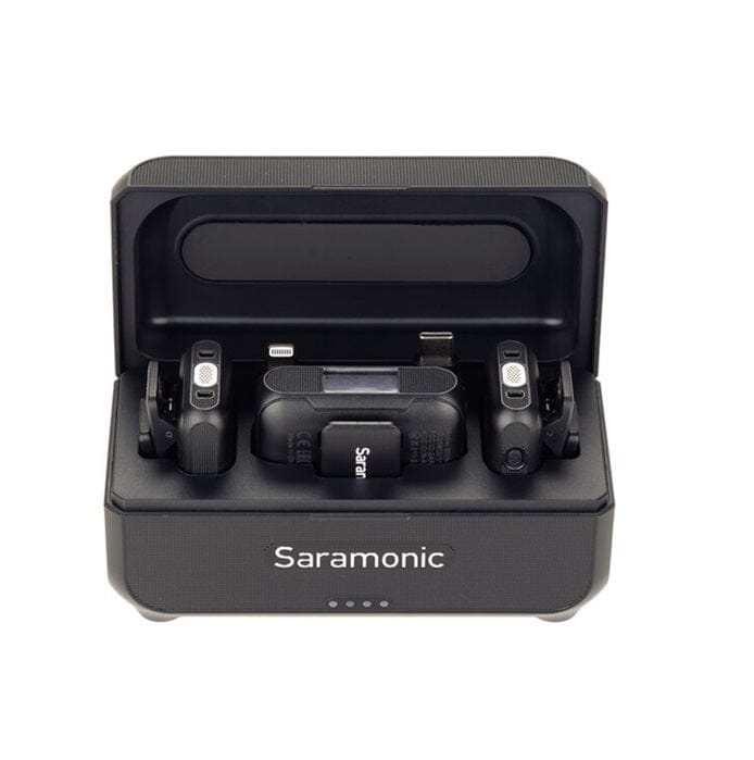 Micrófono Inalámbrico Dual Saramonic Blink 500 B2+ para Cámaras Móviles y Computadoras Micrófonos Inalámbricos Saramonic