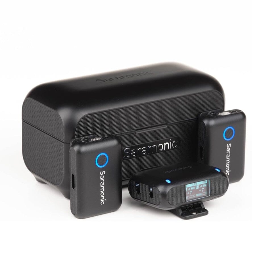 Micrófono Inalámbrico Dual Saramonic Blink 500 B2+ para Cámaras Móviles y Computadoras Micrófonos Inalámbricos Saramonic