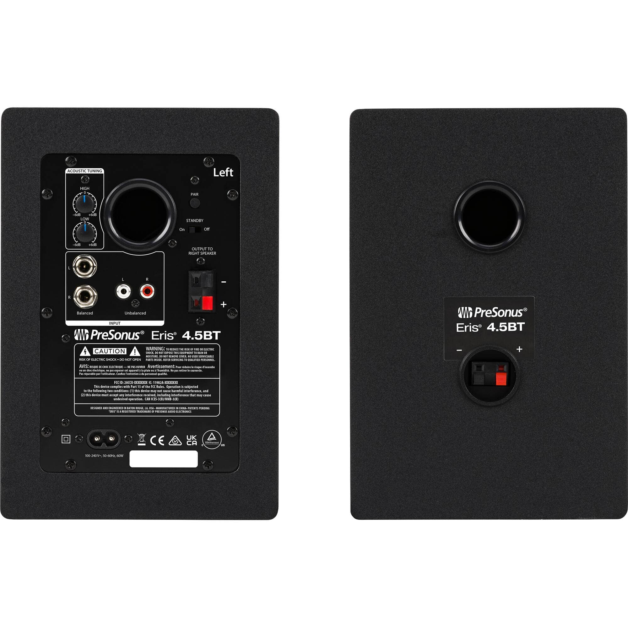 Presonus ERIS45BT Par Monitores de Estudio 4.5" con Bluetooth Monitores de Estudio PreSonus