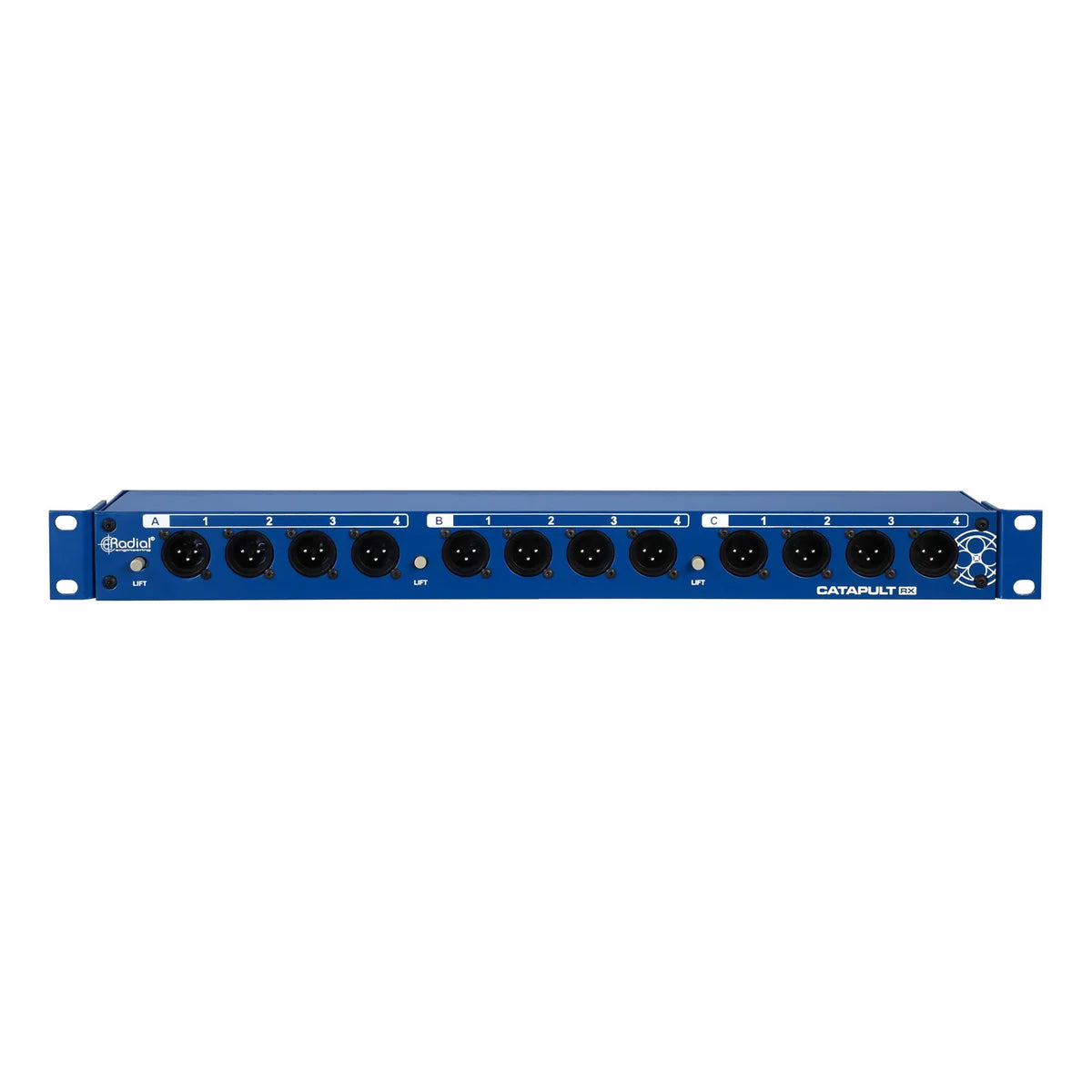 Radial Catapult Rack RX Multipar Cat5 de 12 canales