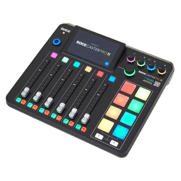 RodeCaster Pro II Mixer de 4 canales para Podcast profesional