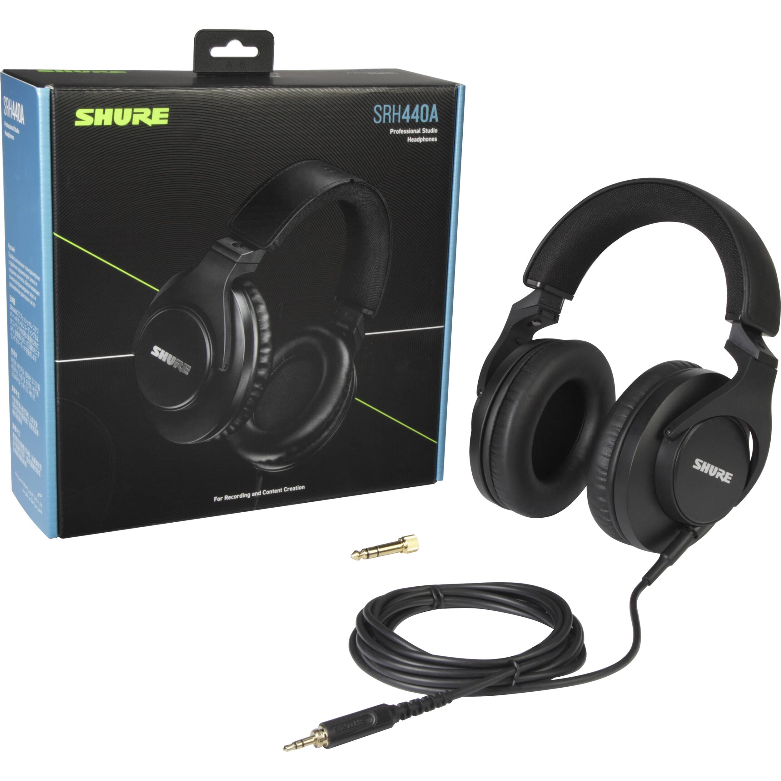 Shure SRH440A Audífonos de Estudio Cerrados Audífonos Shure