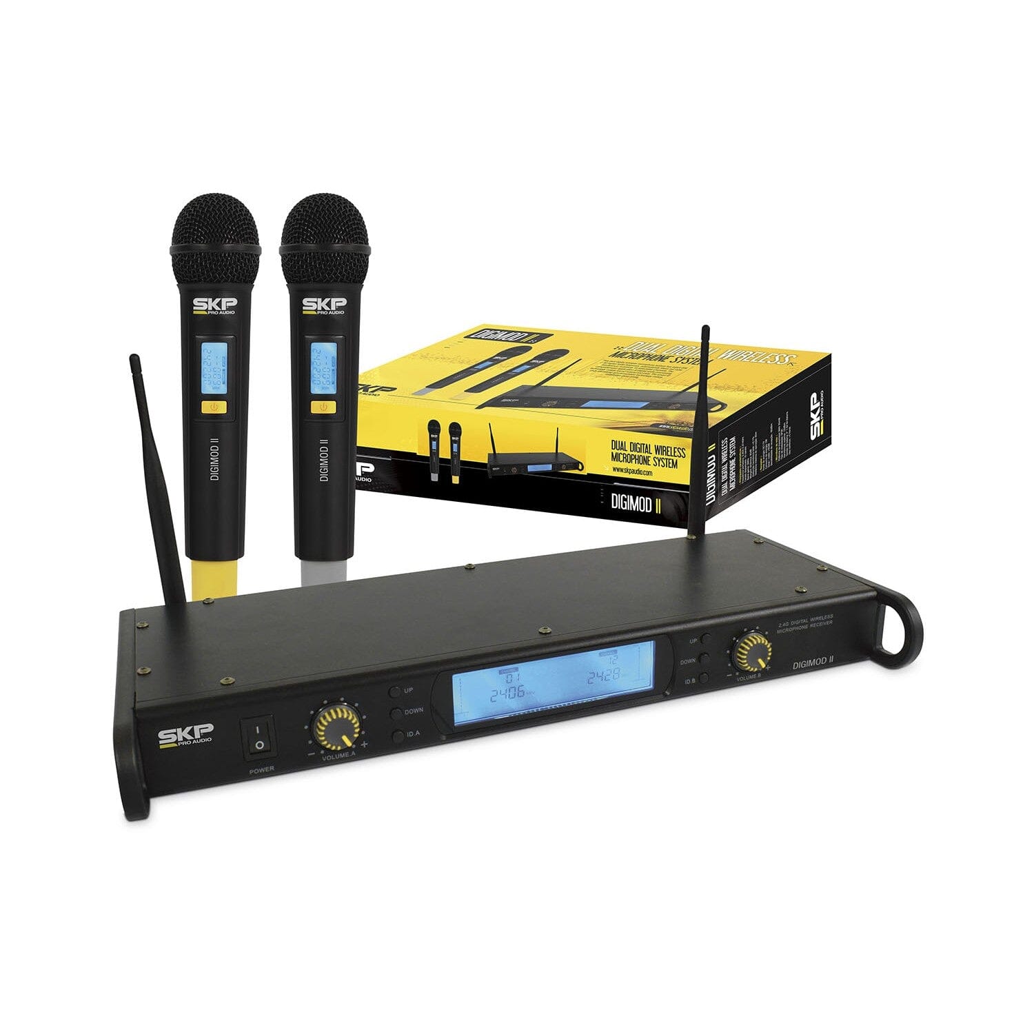 SKP DIGIMOD-II Sistema Micrófonos Inalámbricos Doble Micrófonos Inalámbricos SKP Pro Audio