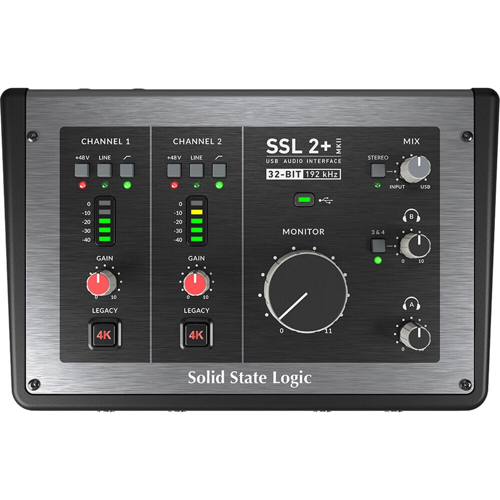 Solid State Logic SSL2+ MKII - Interfaz de audio USBC de 2 canales Interfaces de Audio USB Solid State Logic