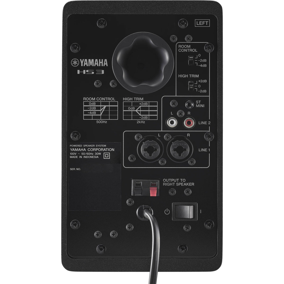 Yamaha HS3 Monitor de Estudio Activo 3.5" (Par) Monitores de Estudio YAMAHA